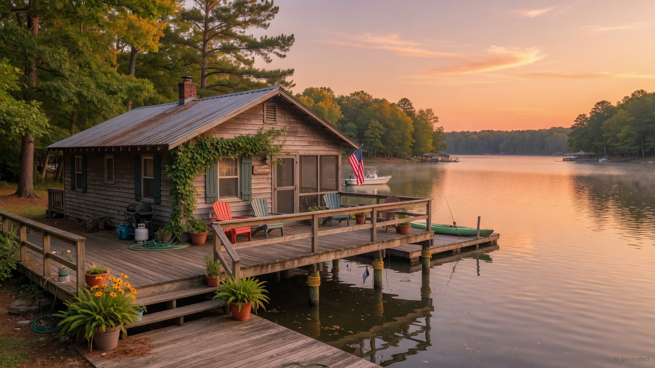 Lake Johnson cabins & rentals