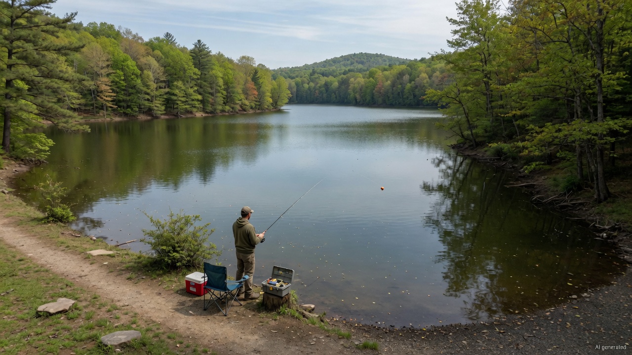 Lake Keokee fishing