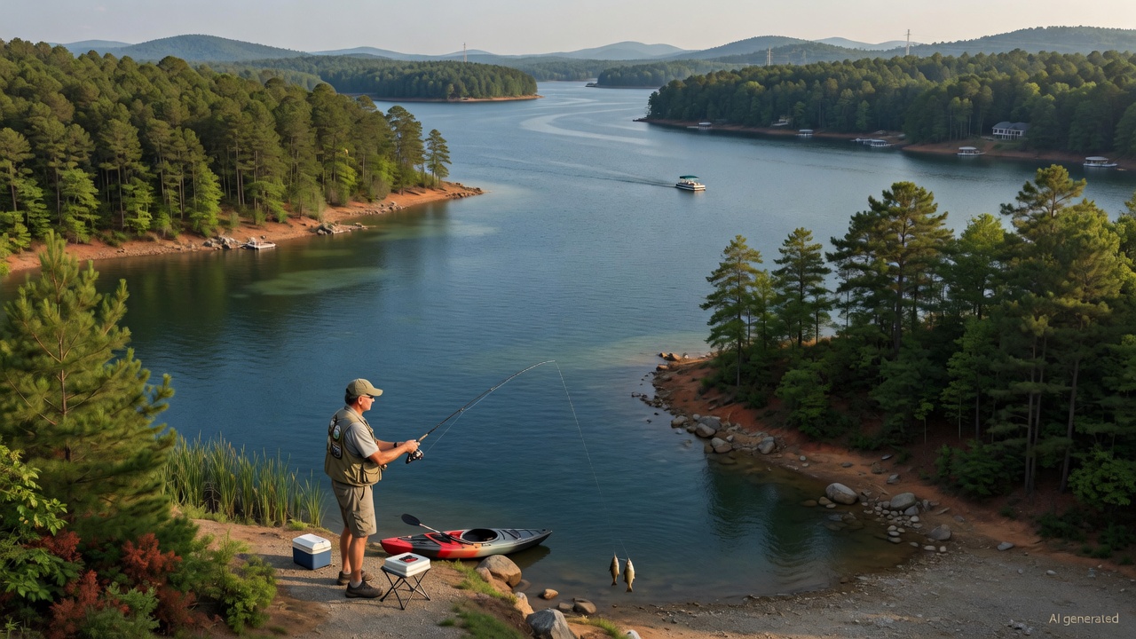 Lake Keowee fishing