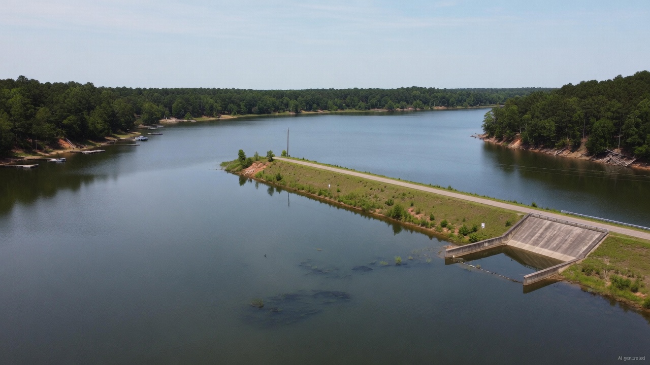 Lake Lucas water level
