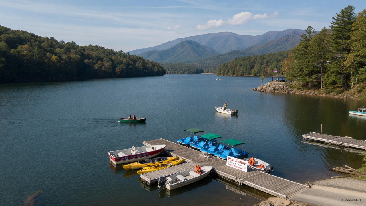 Lake Lure boat rentals