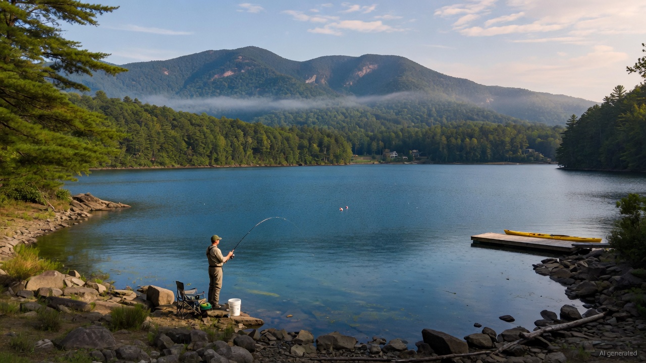 Lake Lure fishing