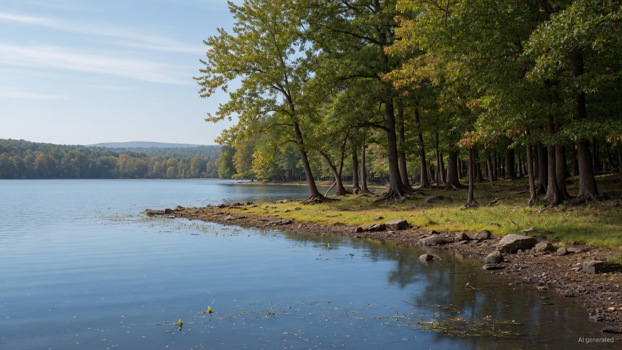 Lake Manassas water level