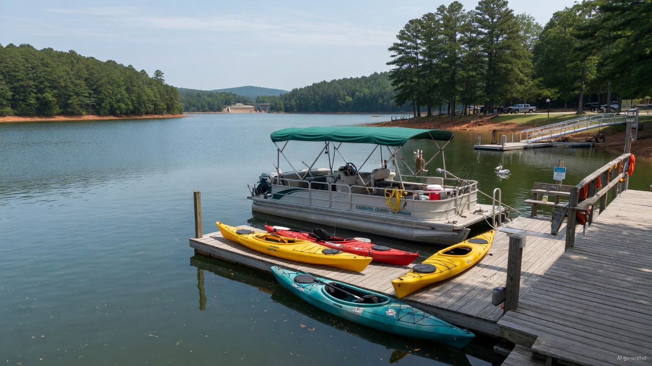 Lake Michie boat rentals