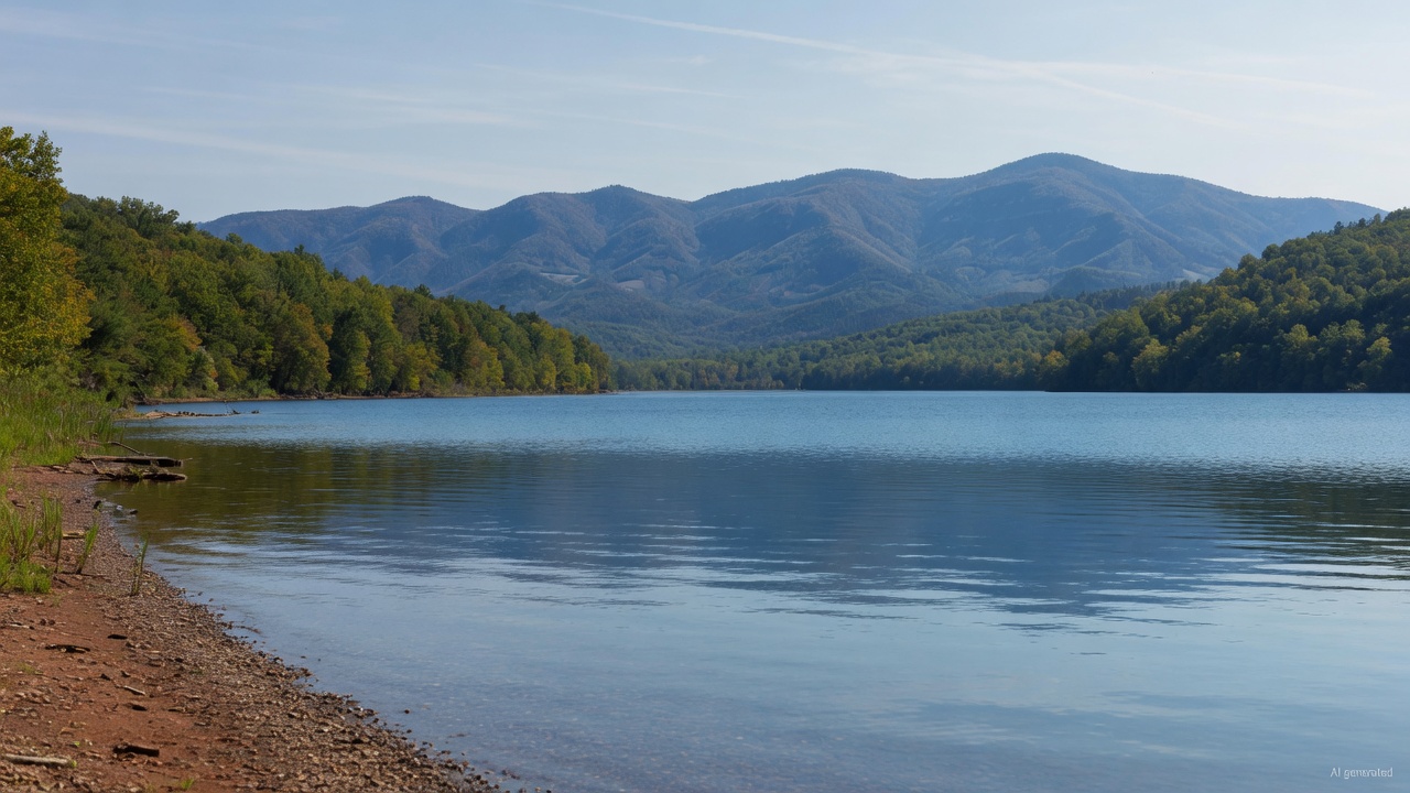 Lake Moomaw water level