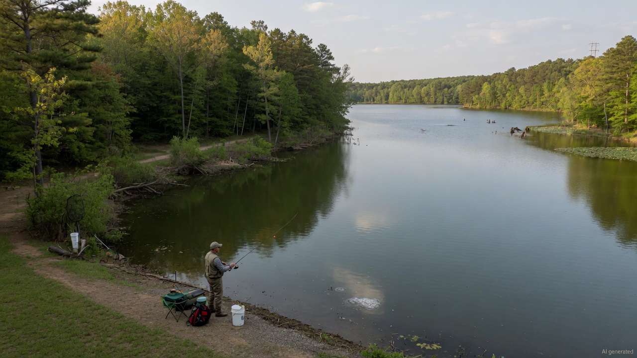 Lake Nelson fishing