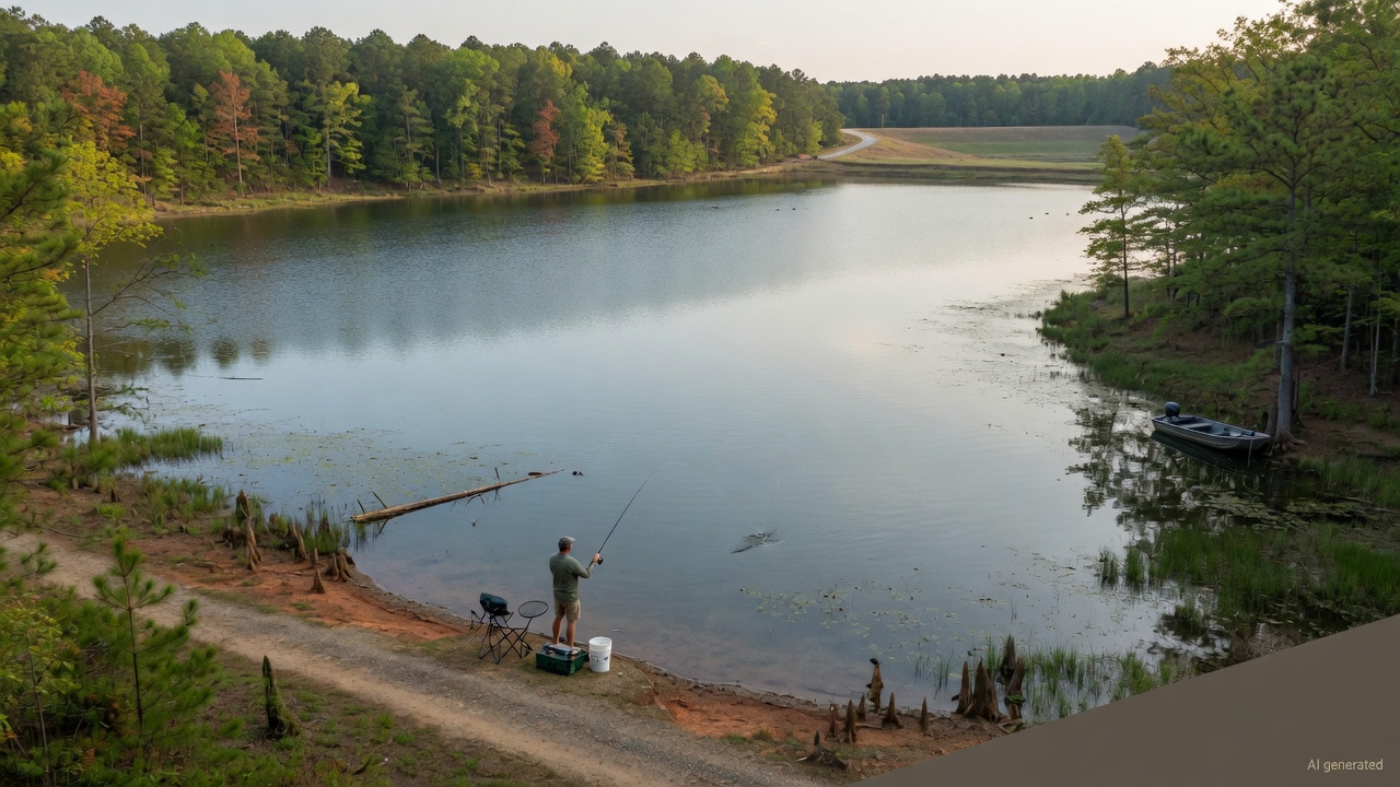 Lake Oliphant fishing