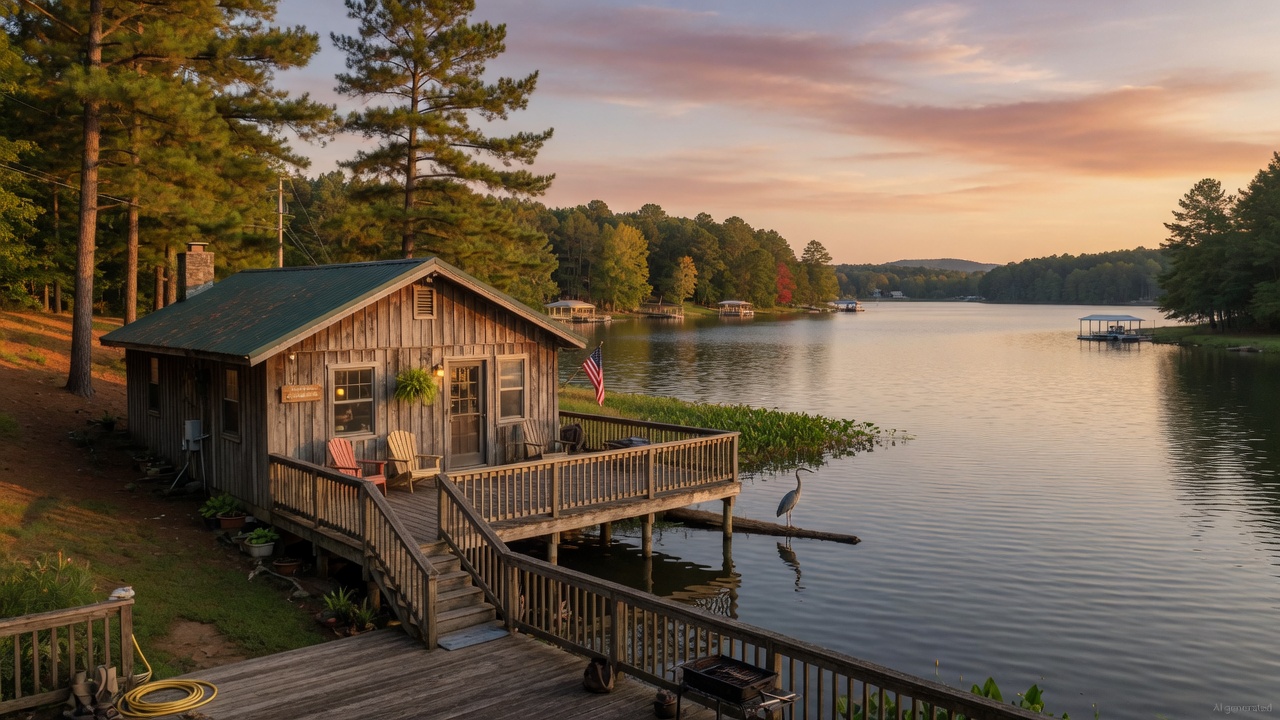 Lake Raleigh cabins & rentals