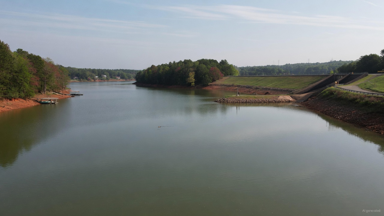 Lake Roxboro water level