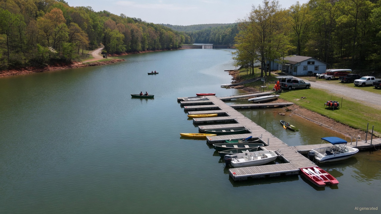 Lake Secession fishing