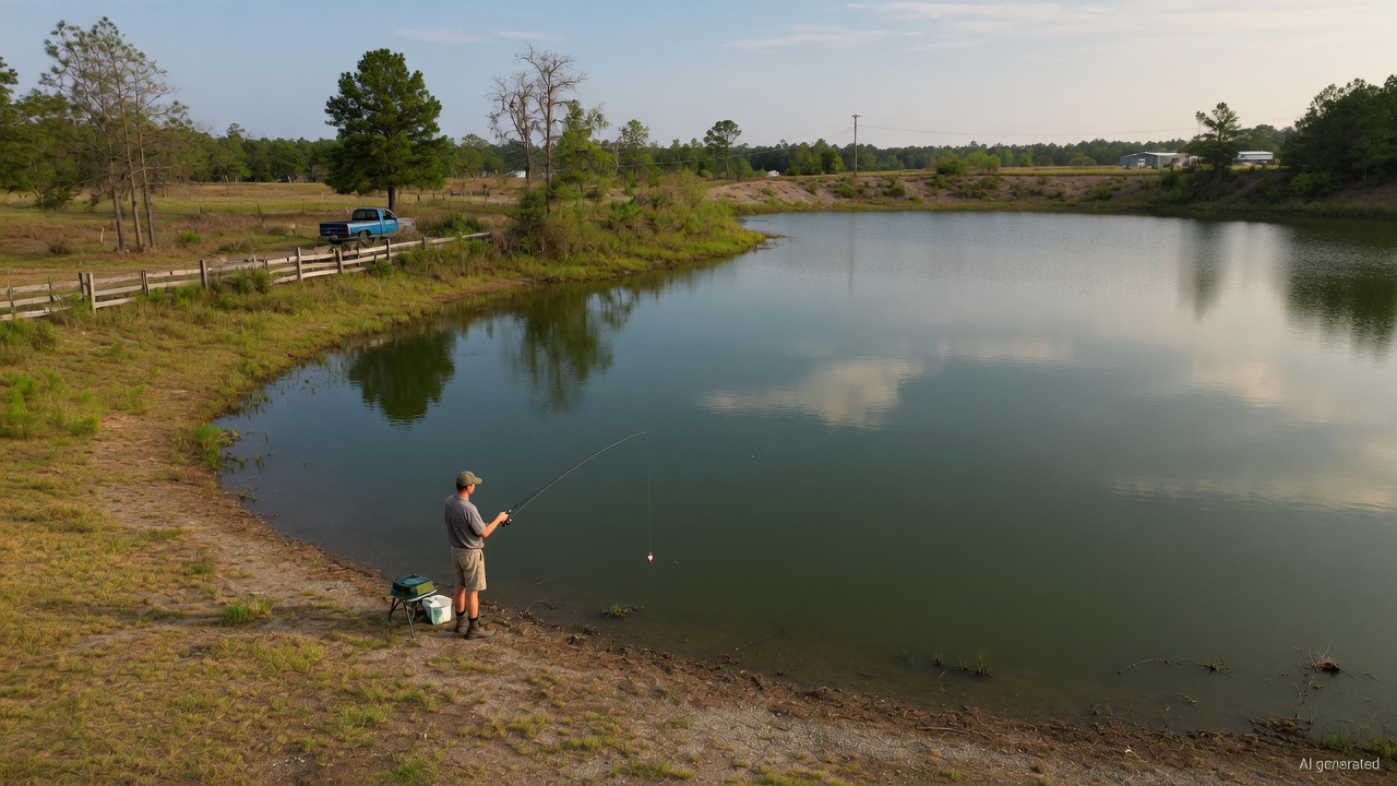 Lake Warren fishing