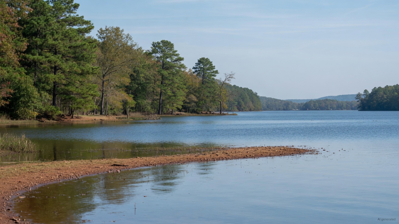 Monticello Reservoir water level
