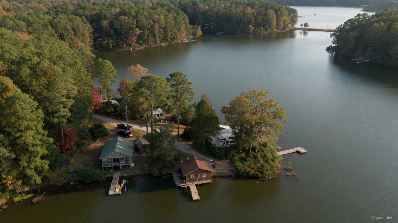 Richard B. Russell Lake fishing